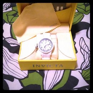 Invicta White Russian, ceramic diver watch.