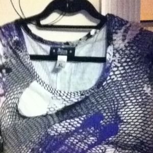 Urban purple and black rebel tee