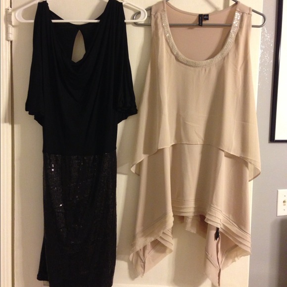 Dress and silk shirt bundle for militaryangel hold