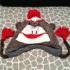 Sock Monkey & Hello Kitty hat. TRADED