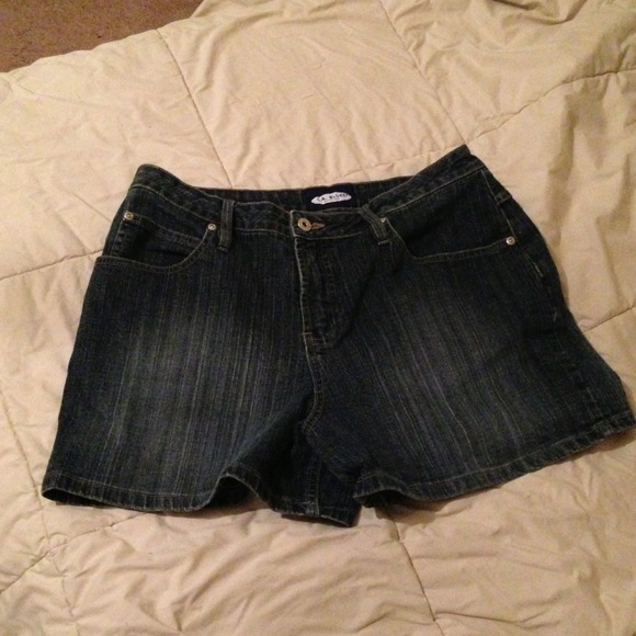 Stretch Denim Jean Shorts