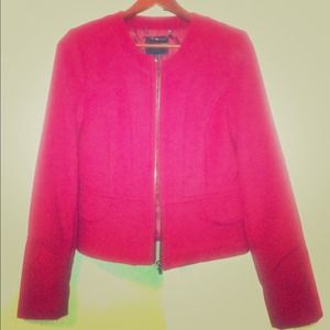 Red express blazer