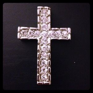 Metal studded cross