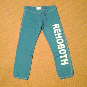 REDUCED Blue Soffe Cropped Sweatpants