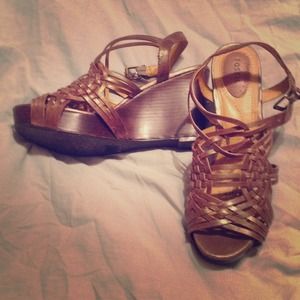 Fossil brand wedge sandals
