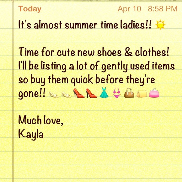 New shoes & summer clothes coming!