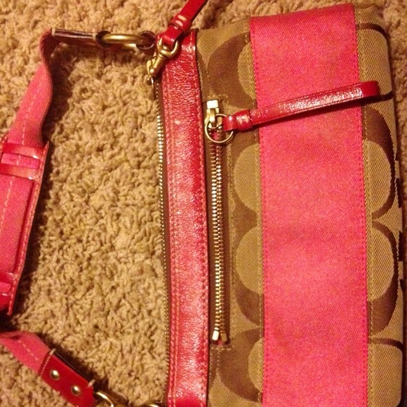 💥REDUCED💥✨AUTHENTIC✨ signature pink & brown bag