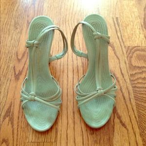 🔴 Reserved Leather Enzo Angiolini wedges