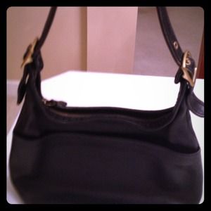 Authentic Coach 100% all leather black purse