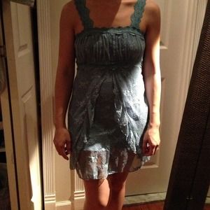 Anthropologie lace top or short dress