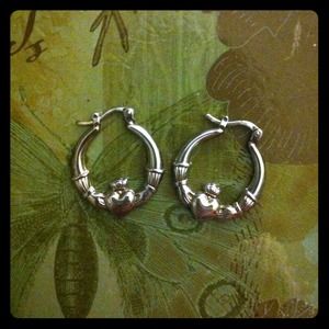 Irish Claddagh Earrings