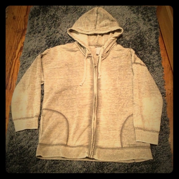 Traded 3/4 Sleeve Washout Black/Grey Sweatshirt