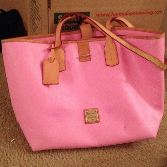 dooney and bourke pink tote