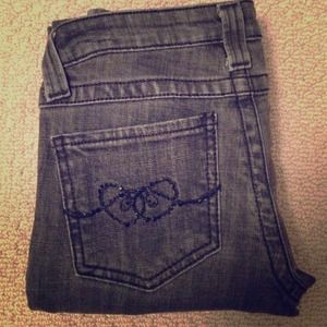 Charcoal Gray Skinny Jeans