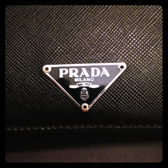 Prada Clutches & Wallets - **Sold***PRADA - Saffiano Nero Wallet