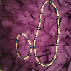 Necklace with matching bracelet