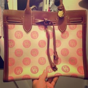 Dooney & Bourke pink monogram purse