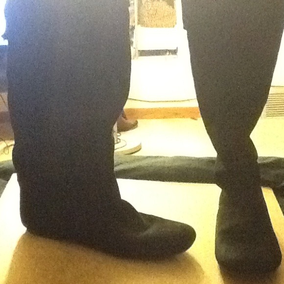 Black Suede Boots