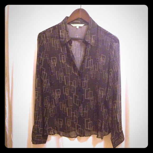 Max Studio sheer blouse🌷🌷REDUCED🌷🌷