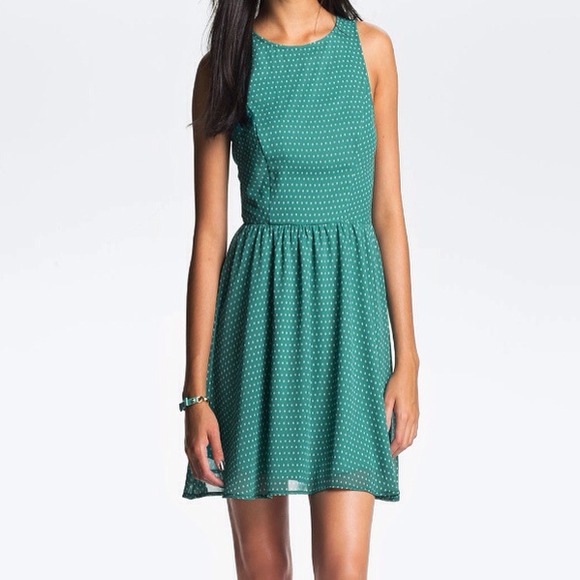 Skater Dress with Back Cutout