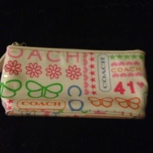 Coach makeup bag