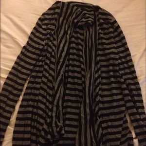 ❤Discount❤ Gray and black stripped cardigan.