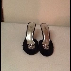 Ladies After Five Black Sandals"SALE"