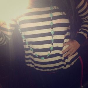 Turquoise necklace from Afghanistan. Handmade