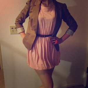 Taupe/brown h&m blazer size 8