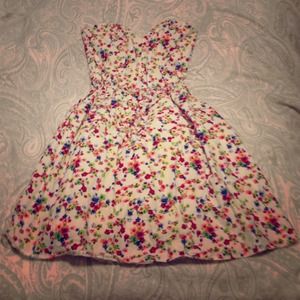 Asos bustier floral sundress. Worn only once.