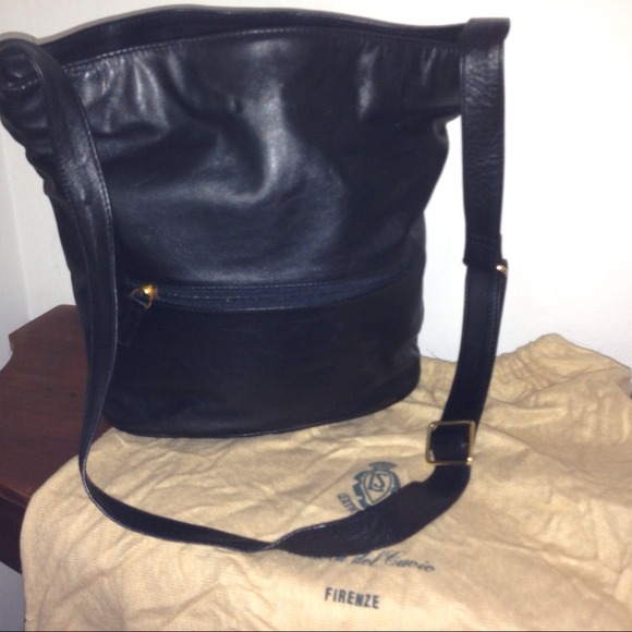 Handbags - Beautiful soft leather black handbag from Italy!!!