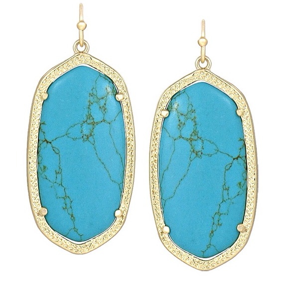Kendra Scott Elle Earrings in Turquoise