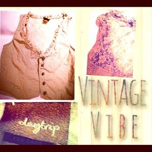 Adorable Lace Back Vest