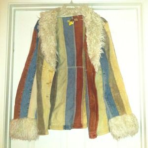 Colored corduroy jacket