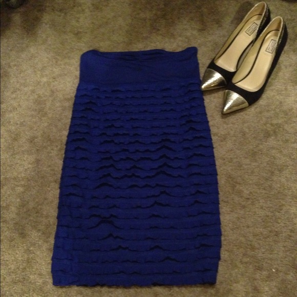 Free with $15 minimum purchase. Ruffled tube dress