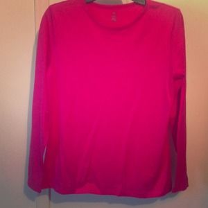 Pink long sleeve shirt