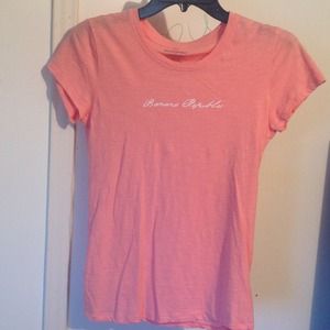 A Banana Republic light pink shirt