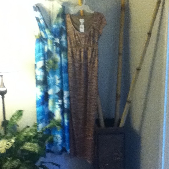 Motherhood maternity full length dresses.