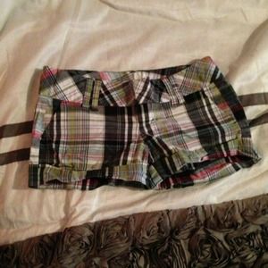 Plaid shorts