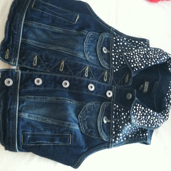 Forever 21 Denim - 🌀Bundled🌀Forever 21 studded denim vest