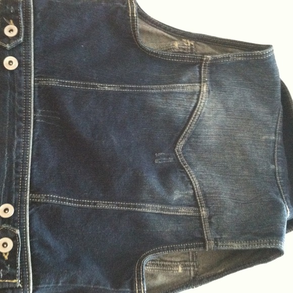 🌀Bundled🌀Forever 21 studded denim vest - Picture 3 of 4