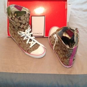 Coach Bonney high top/fold over