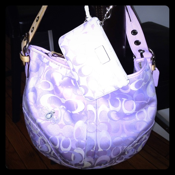 ***Reserved***Authentic Coach hobo bag