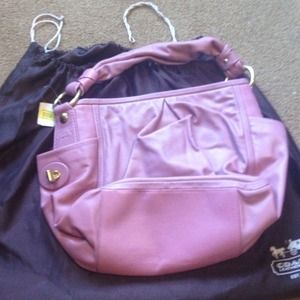 Reduced Authentic purple pinkish coach purse!