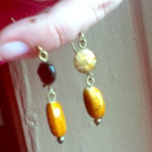 Gifted with purchase! Wooden Bead Earrings