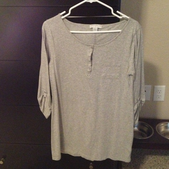 Long cotton on half sleeve shirt