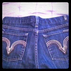 SOLD!  7 for All Mankind boot cut jeans