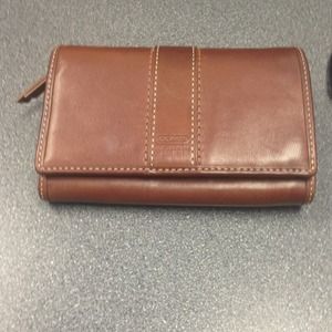 Tan Coach Wallet