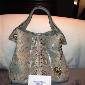 SOLD!!!'   Handbag made of python