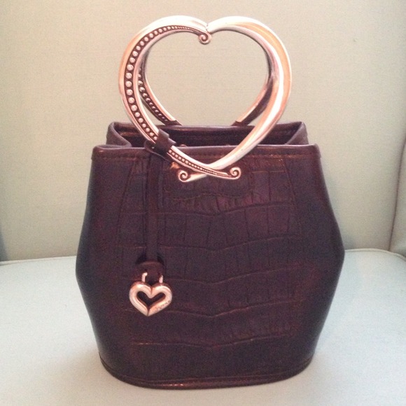 Brighton Heart Black Leather Handbag